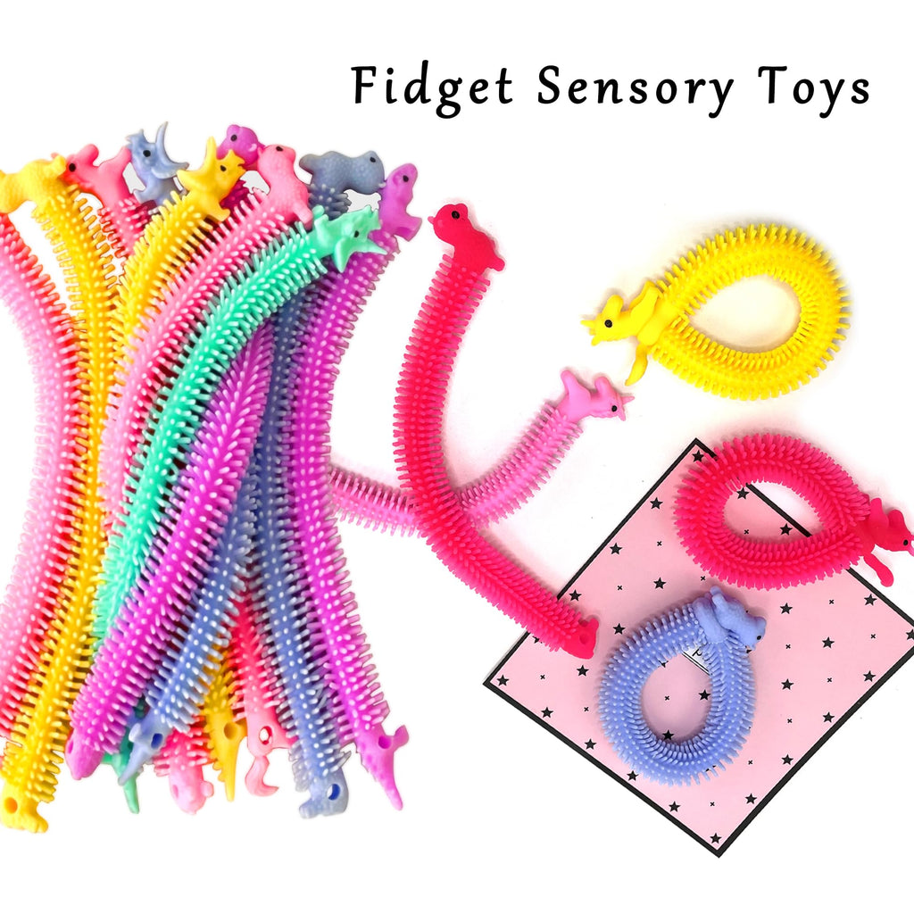 YZXODN 30 Pack Stretchy Strings Fidget Toys, Sensory Toys Bulk for Kids, Adults Stress Relief, Anti-Anxiety Autism Toys, Perfect for Children's Day, Classroom Exchange, Birthday, Party Favors
