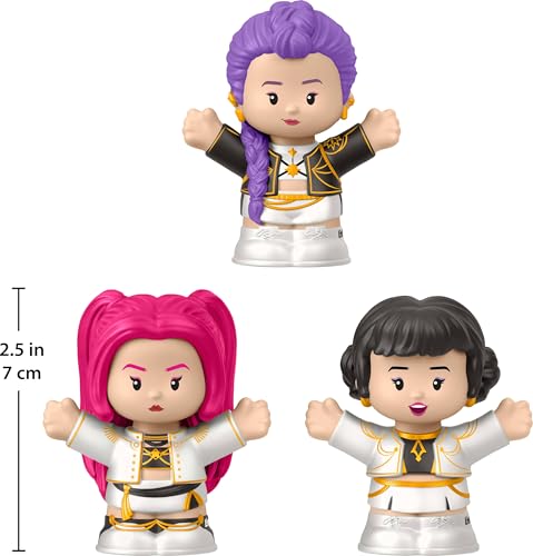 Little People Collector Kpop Demon Hunters: HUNTR/X Special Edition Set for Movie Fans, 3 Figures in a Display Package