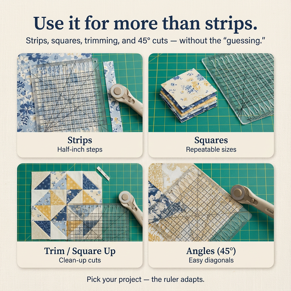 Kelori SlotMaster Precision Quilting Ruler