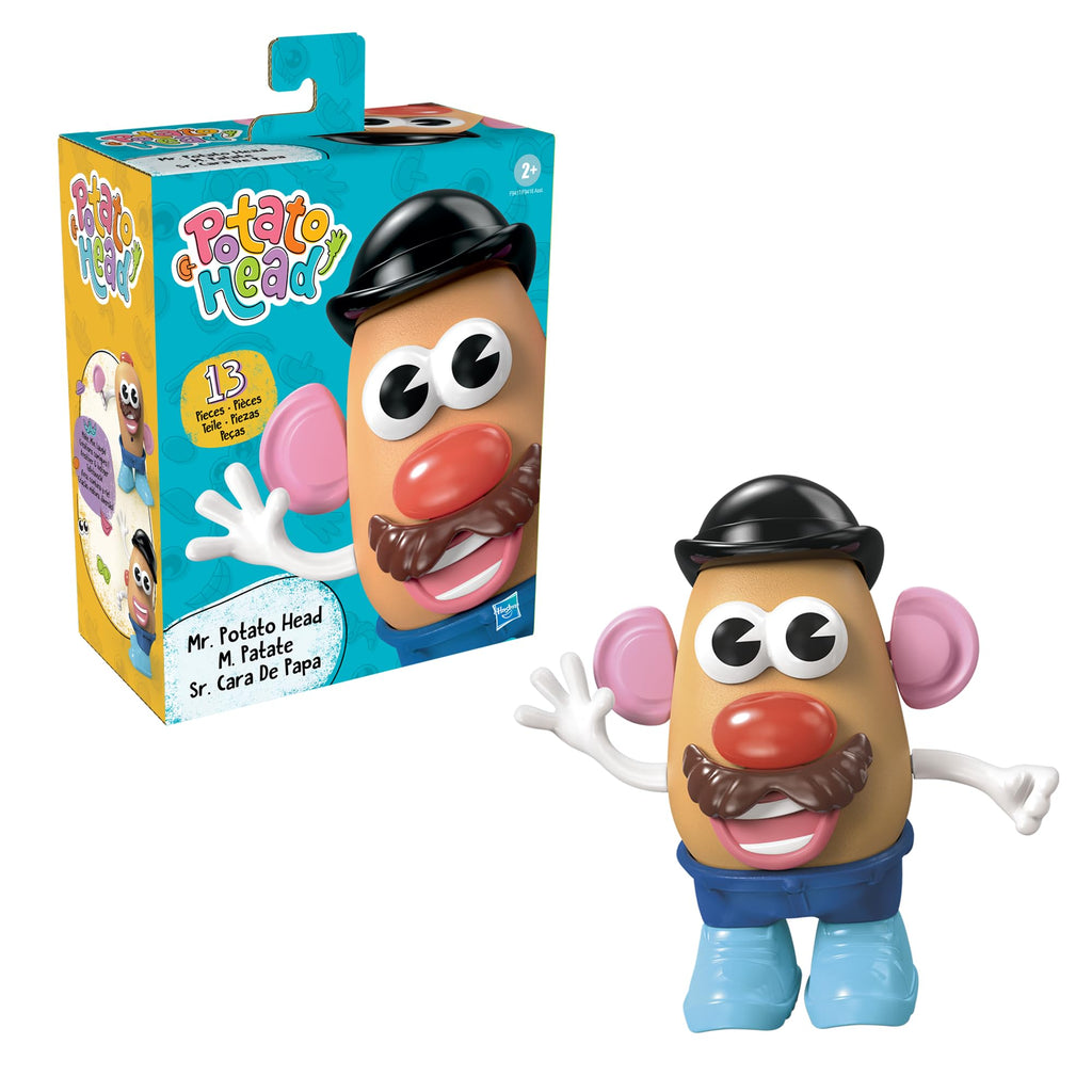 Potato Head Mr. Potato Head Set with 13 Parts and Pieces, Toddler and Preschool Toys for Boys and Girls, Ages 2+