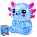 Tibberly Axolotl Squishy Stress Ball, Soft Slow Rising Sensory Toy | Cute soft axolotl squishy with a slow rising feel for squeezing, sensory play, relaxation, focus and everyday stress relief.