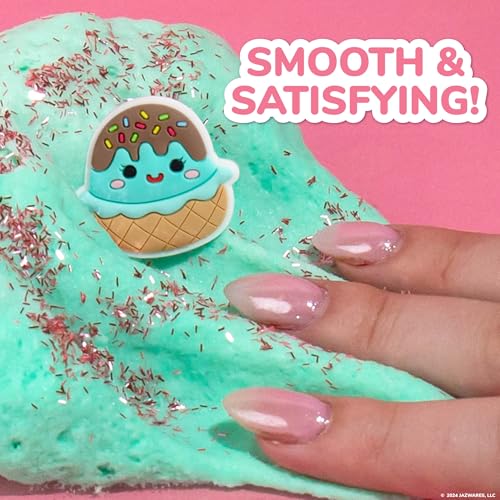 Original Squishmallows Scented Slime Jar, Chocolate, Maya the Ice Cream