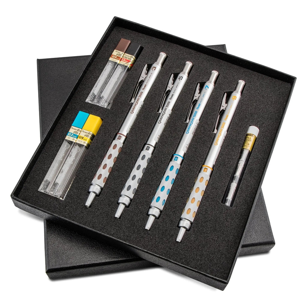Pentel GraphGear 1000 Mechanical Pencil Collectors Set