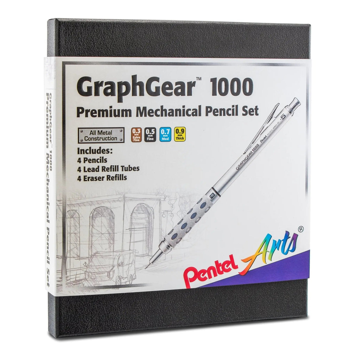 Pentel GraphGear 1000 Mechanical Pencil Collectors Set
