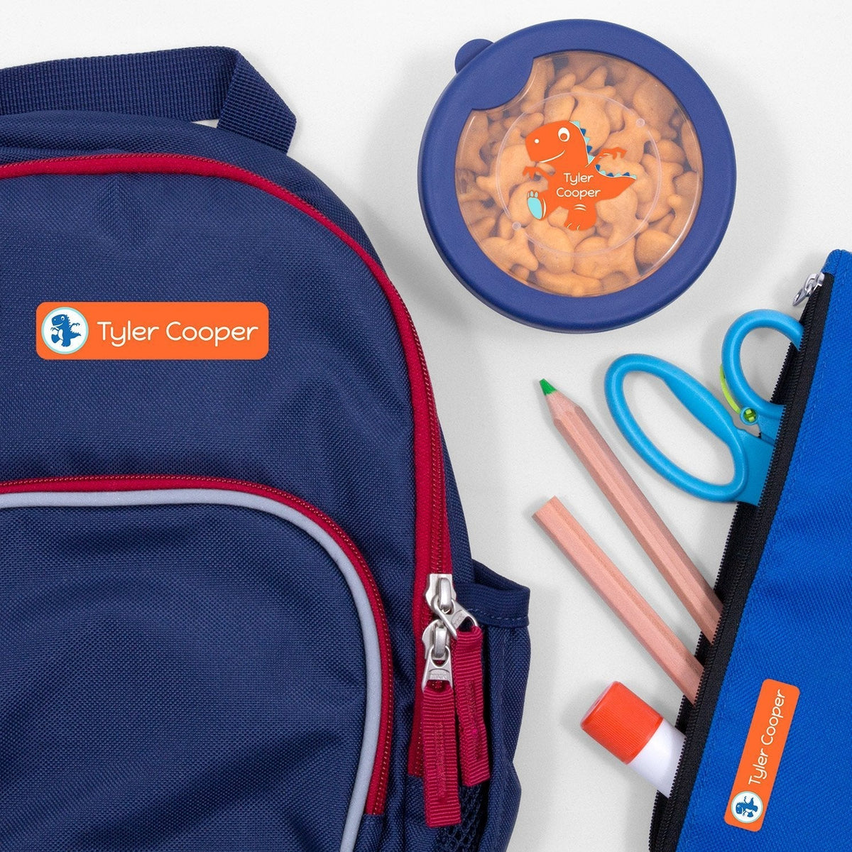 Multicolor Icon Kindergarten Labels Pack