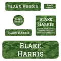 Camo School Labels Pack