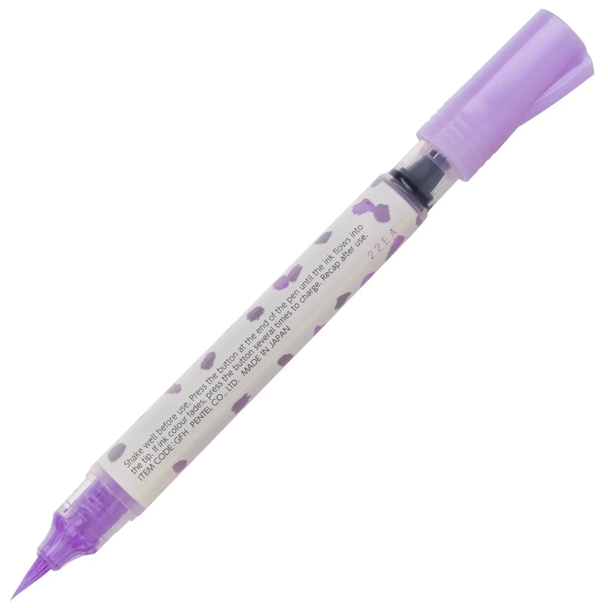 Pentel Arts Milky Brush Pen, 1-Pk, Pastel Ink Colors