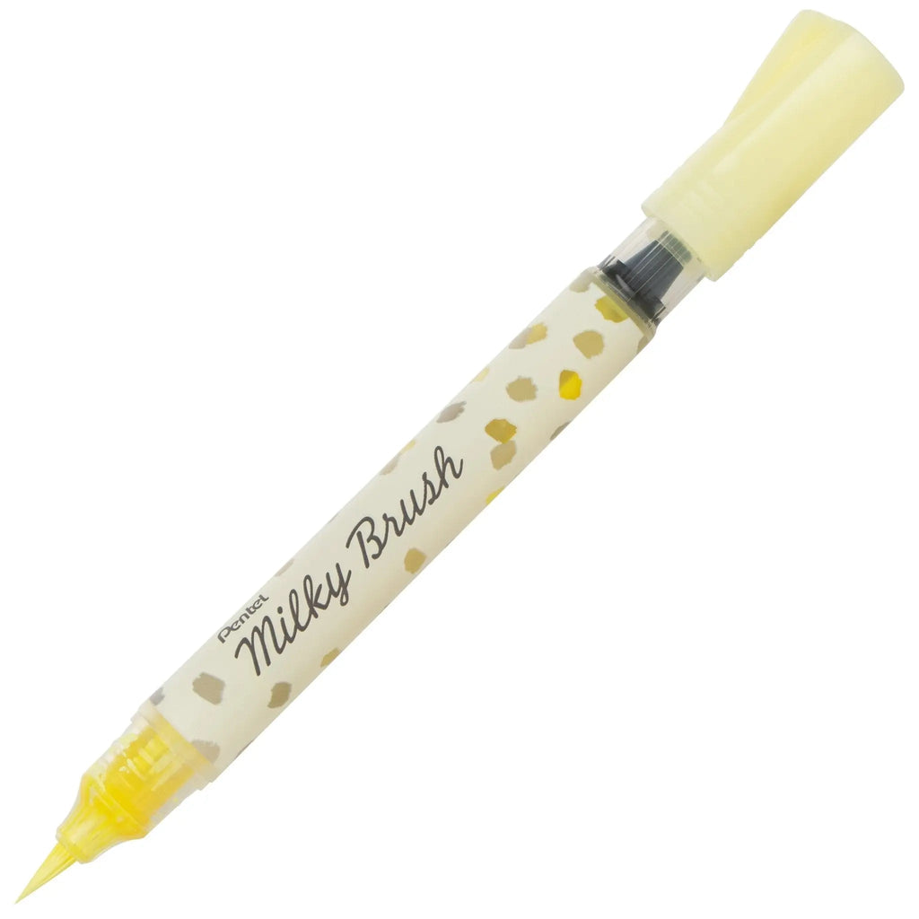 Pentel Arts Milky Brush Pen, 1-Pk, Pastel Ink Colors