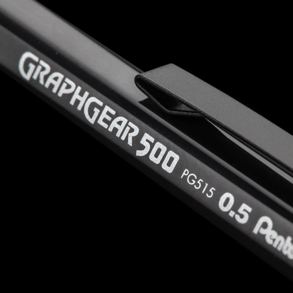 Pentel GraphGear 500, Limited Black Edition, Drafting Pencil (0.5mm), 1-Pk