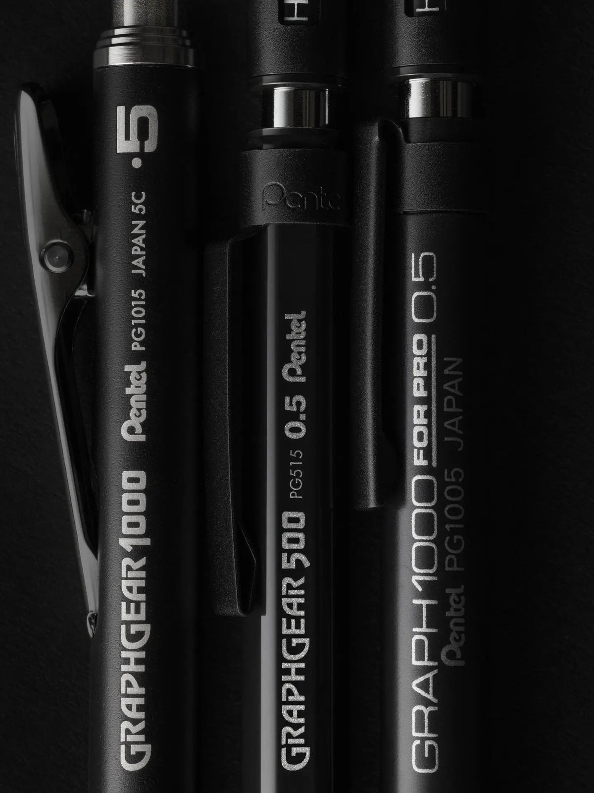 Pentel GraphGear 500, Limited Black Edition, Drafting Pencil (0.5mm), 1-Pk