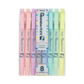  Pentel Illumina Flex Twin Tip Highlighter, 8 Asst. Colors, 8-Pk Box