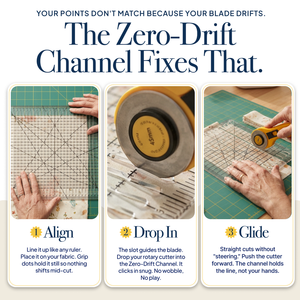 SlotMaster Precision Quilting Ruler